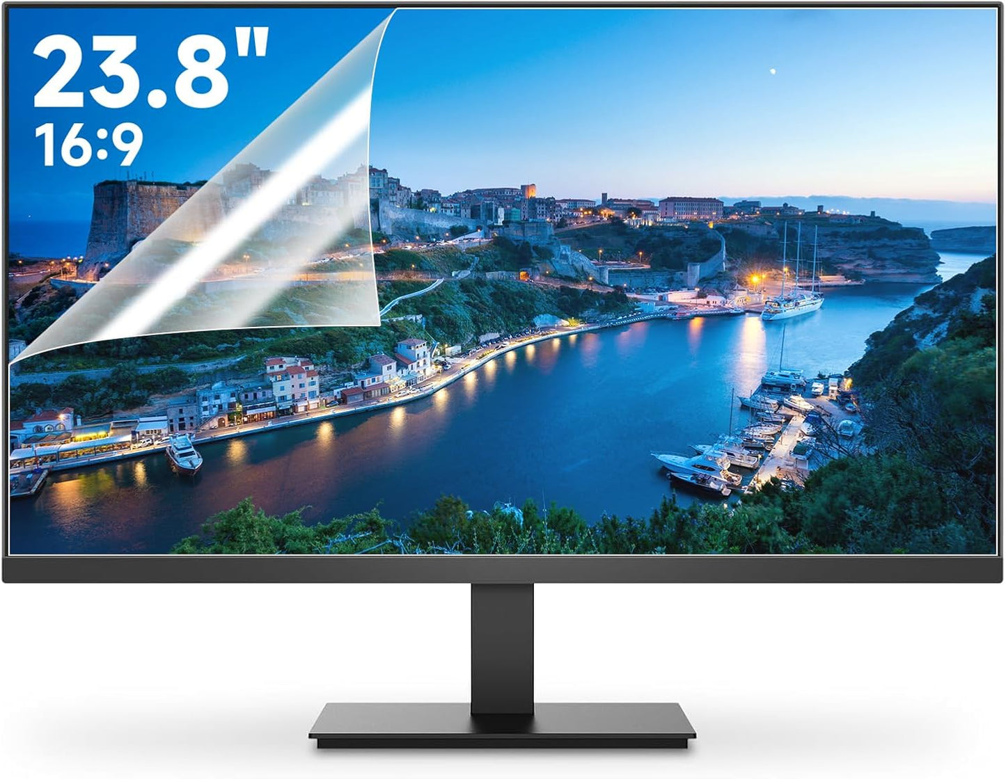 2 Pack 23.8 Inch 1920x1080P Anti Glare Screen Protector, Eye Protection Matte Anti Glare Film & Anti Scratch Screen Protector for 23.8'' with 16:9 Aspect Ratio Widescreen Desktop Monitor