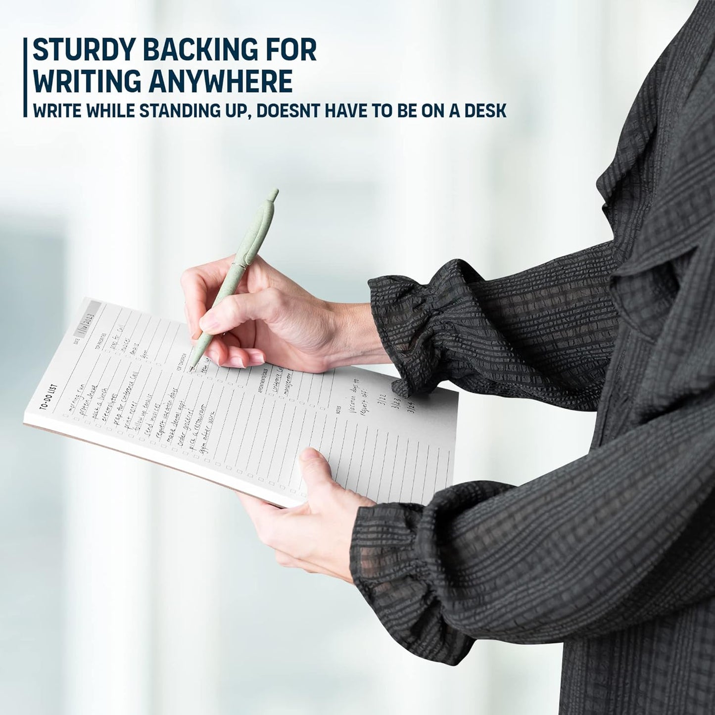 To Do List Notepad: With Multiple Functional Sections - Large Size 8.5x11" 52 Sheets - Tear Off Daily Planner Notebook - Task CheckList Organizer Agenda Pad for Work - Note, Plans, Goals, Grocery, and