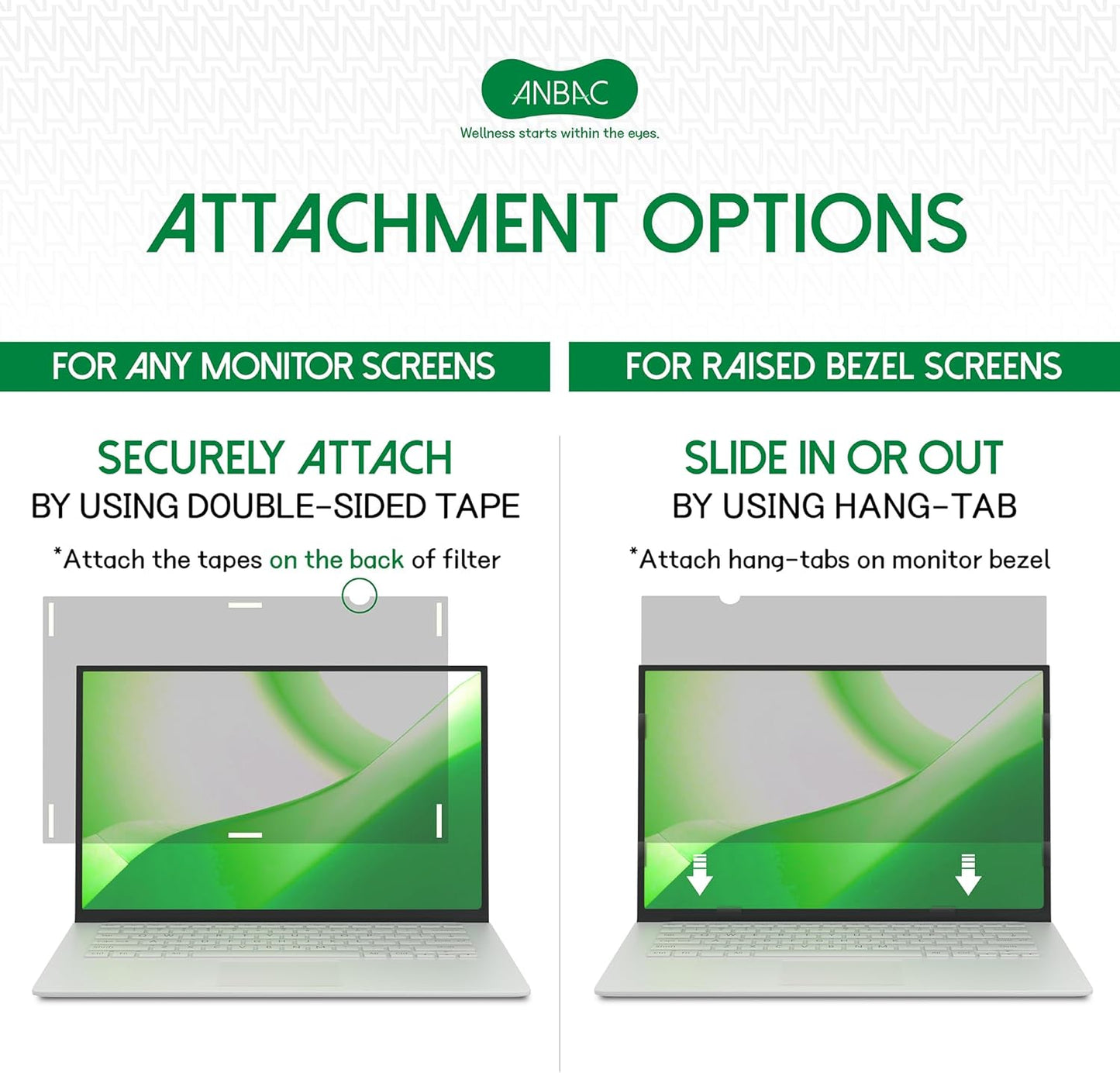 14.1 Inch Laptop Privacy Screen Shield for 16:10 Wide Display - Anti Glare Computer Privacy Screen Cover | Blue Light Blocking Screen Protector | Scratch Resistant UV Filter | Attachment Type