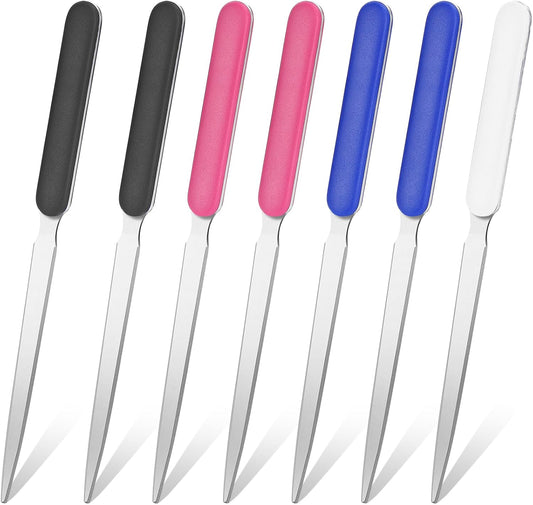 7 Pack Letter Opener Set, 7.5 Inch Stainless Steel Envelope Slitter, Efficient Mail Opener Tool Ideal for Office and Home Use