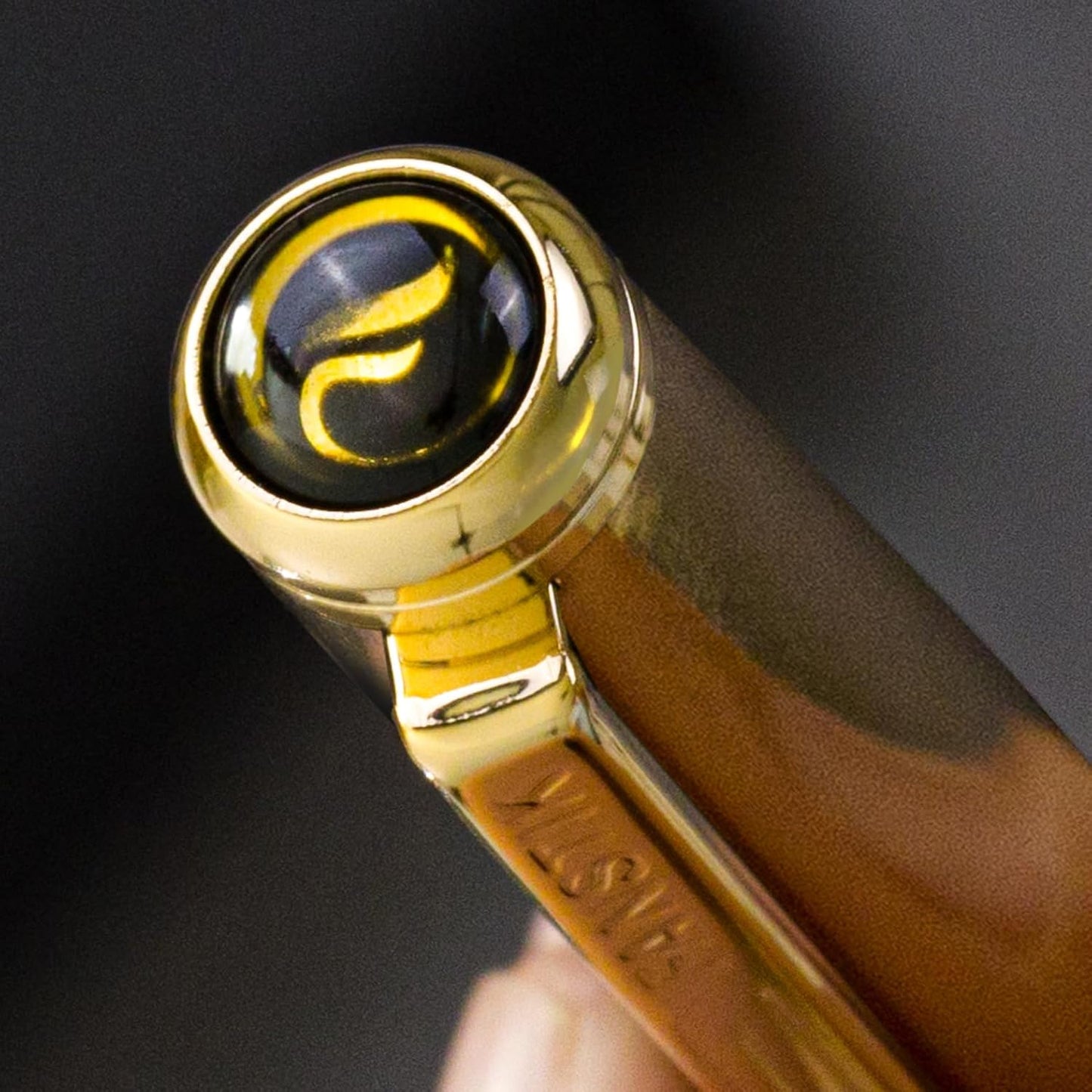 Customized Gold Luxury ballpoint pen (Made In USA) fancy gift set for women, Real 24K Gold Plating, Professional executive pen gift set for men (Lux Custom-BallPoint Gld)