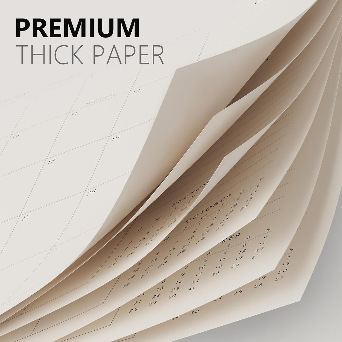 Jotsome Desk Calendar 2025-2026, Desk Pad Calendar From Now to December 2026 22x17 inch, Desk Blotter Calendar for Home and Office, Easy Planning