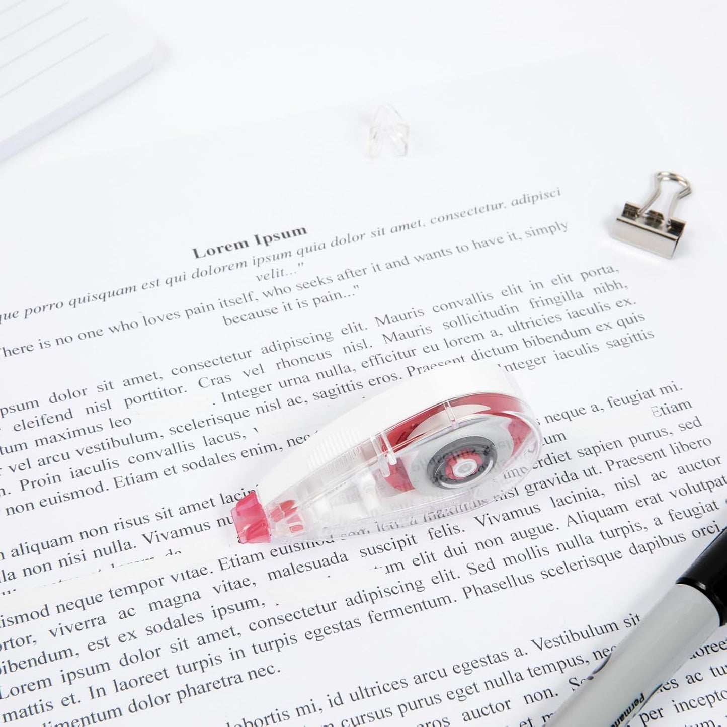 PLUS Precision Correction Tape 20-Pack – Smooth, Instant Coverage, No Drying Time – 5/32” Wide, 23 ft Long