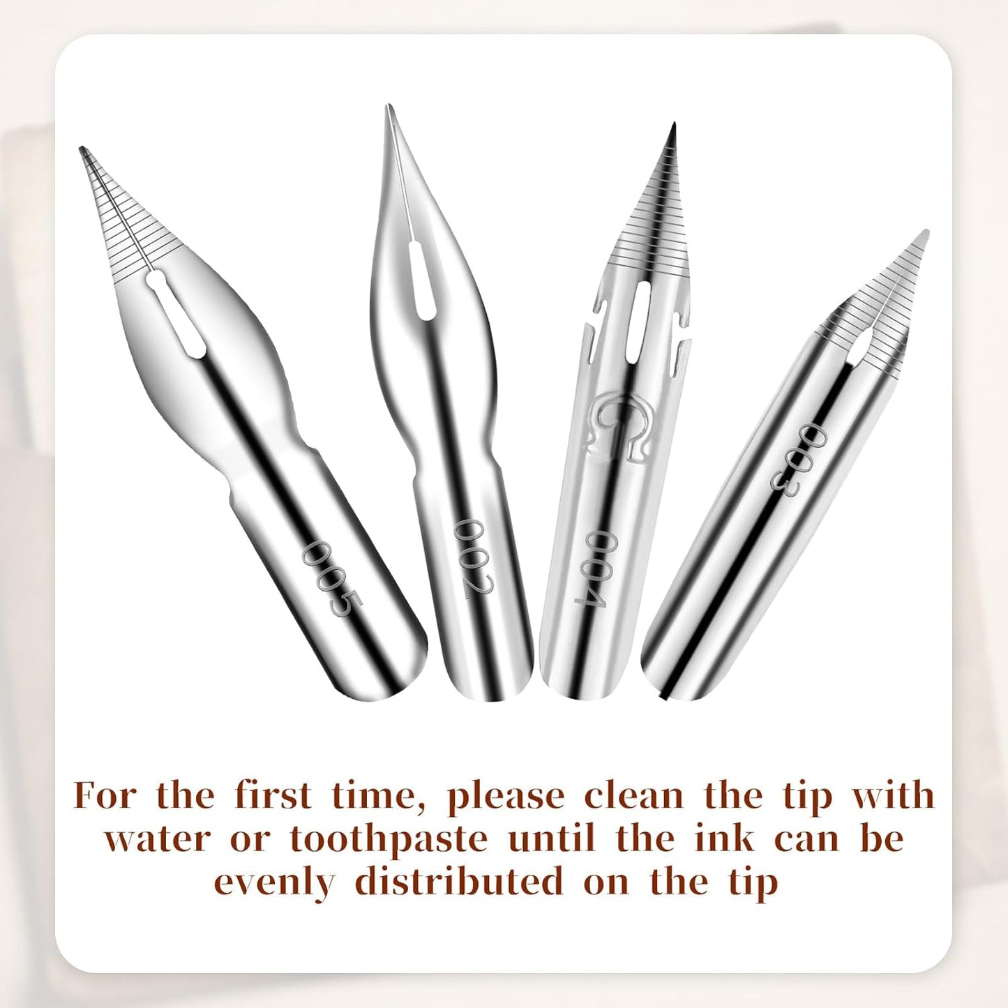 14 Pcs Calligraphy Nibs Dip Pen Nibs Holders with Comic Wooden Drawing Pens Holder with Stainless Steel Nib, Oblique Calligraphy Dip Pens Set Fluid Writer Pen for Writing, Painting, Signing, Sketch