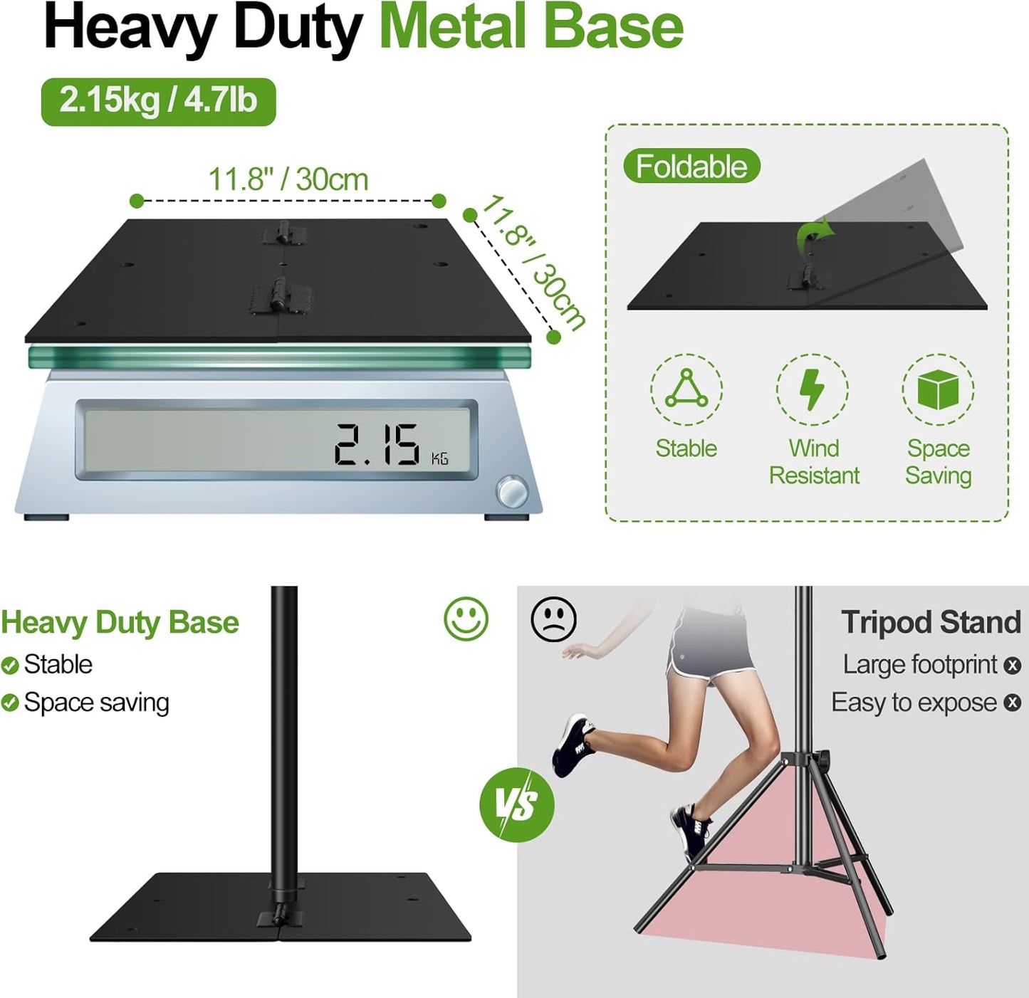 FUDESY Backdrop Stand Heavy Duty, 10x10ft Adjustable Photo Background Pipe and Drape Backdrop Stand Kit with Metal Base for Photography Parties Birthday Video Studio