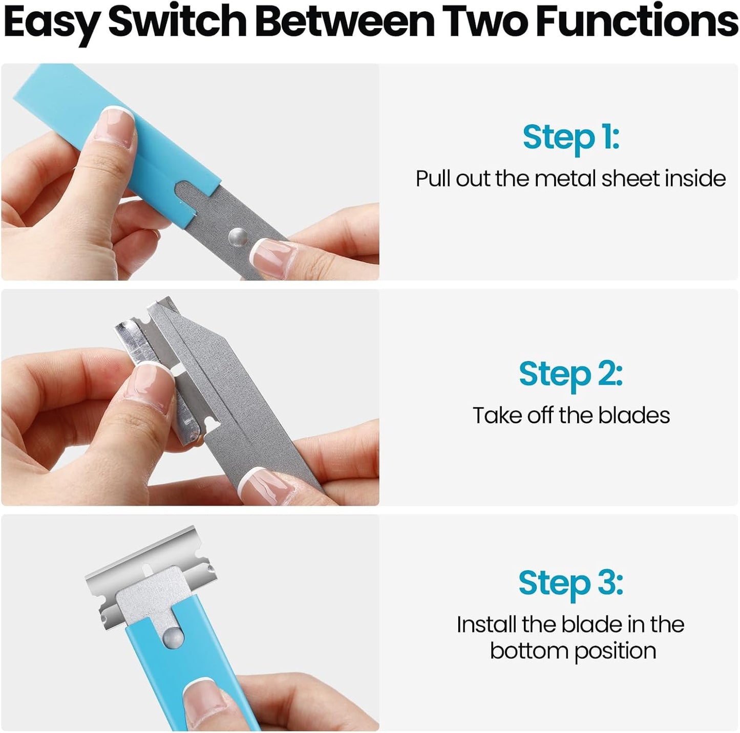 Gisafai 60 Pieces Box Cutters Bulk Retractable Box Cutter Cardboard Mini Box Cutter Handy Box Cutter Knife for Paper Boxes Packages Letter