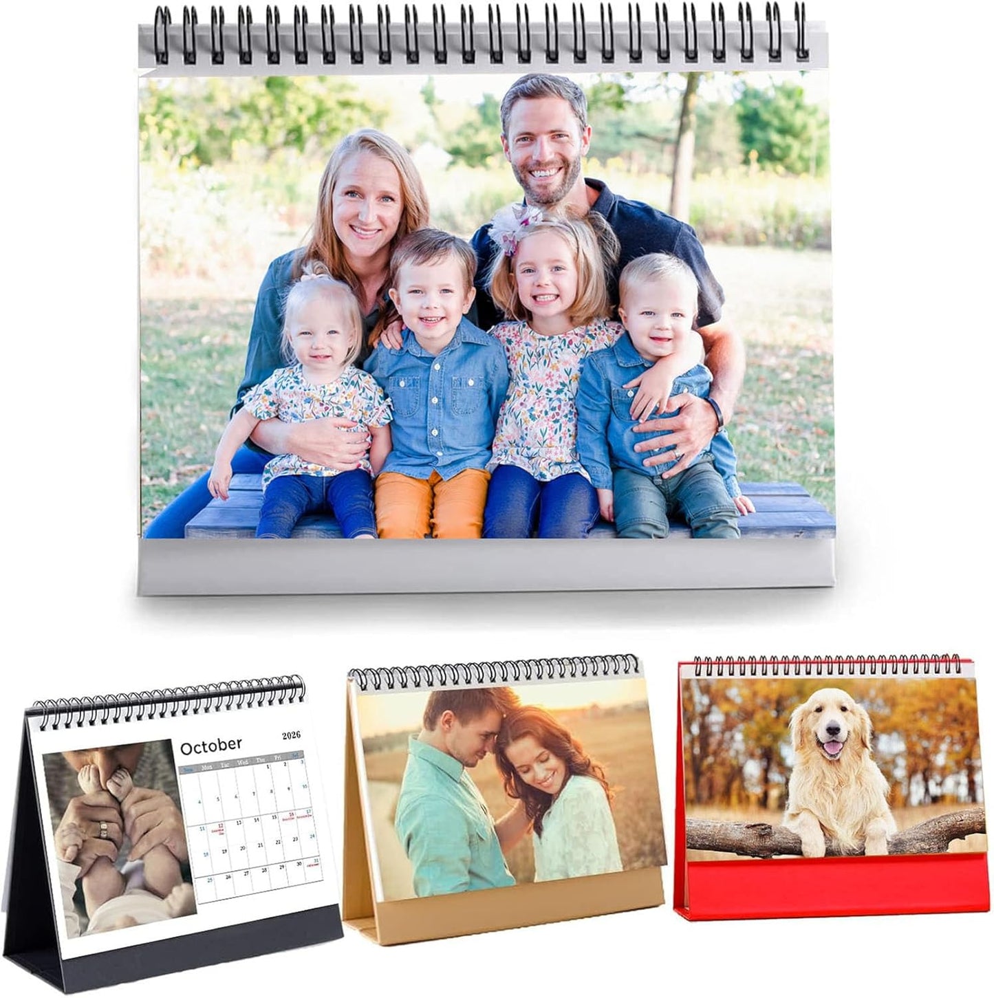 Custom Calendar 2026 for Home & Office - Print Your 13 Memories,Make Your Own Personalized Calendar Customized Christmas Gift &use your photo (Desk Calendar, 8.3'' x 6.7'')