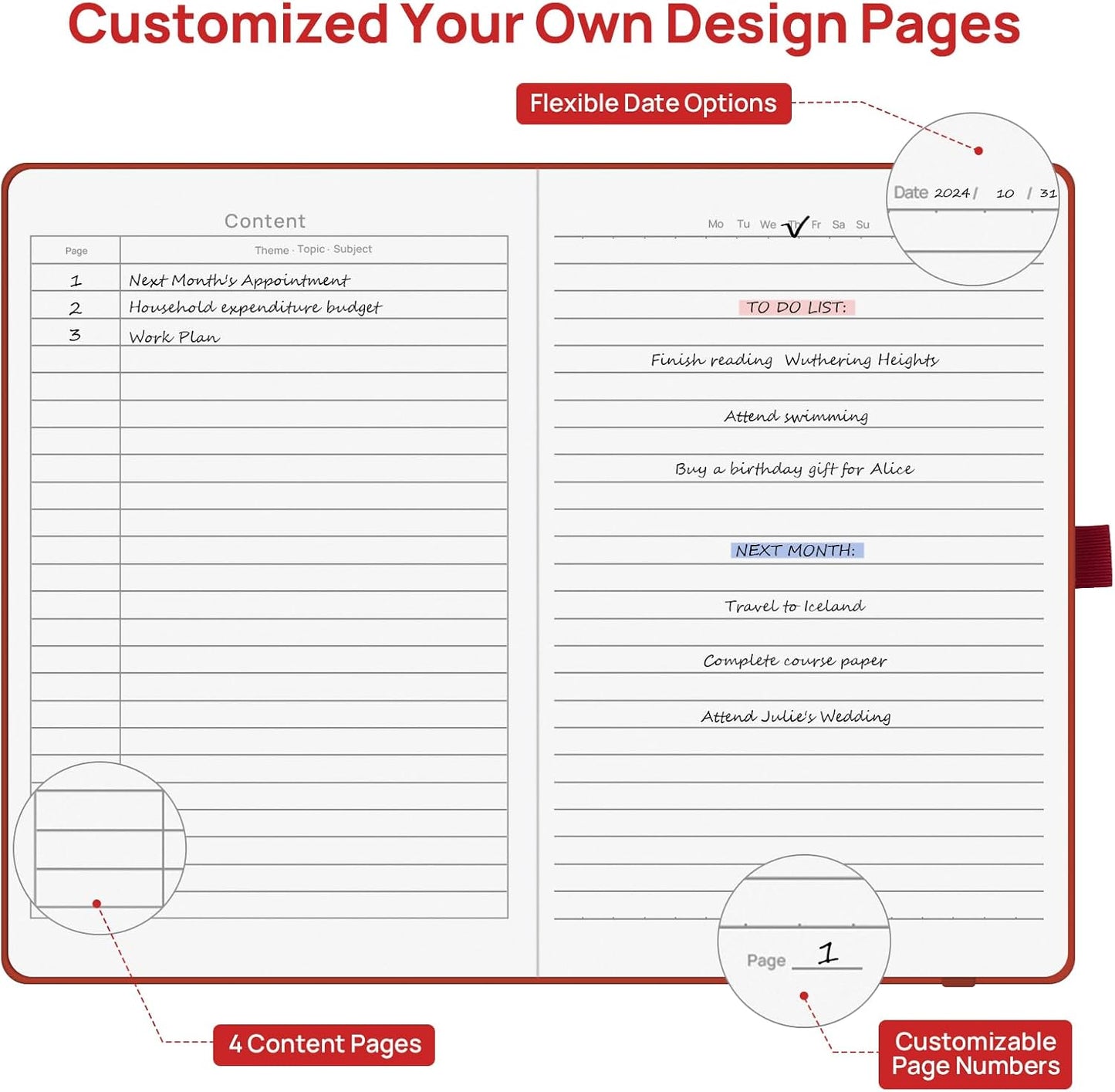 Lined Journal Notebooks for Work, Travel, College, A5 Size 100 GSM Thick Paper, Classic Ruled Journaling Notebook, Hardcover Notepad for Writing 160 Pages, 5.5 x 8.3 inch, Royal Blue