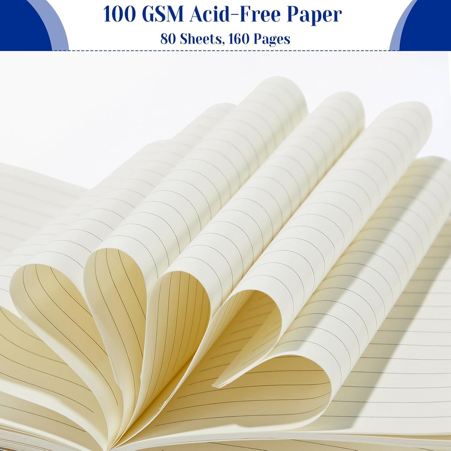 Laumoi 14 Pack Lined Journal Notebooks 5.5 x 8.2 Inch A5 Hardcover Notebook College Ruled Notepad with Pen Holder PU Leather Ruled Lined Journals for School Business Work Writing(Retro Color)