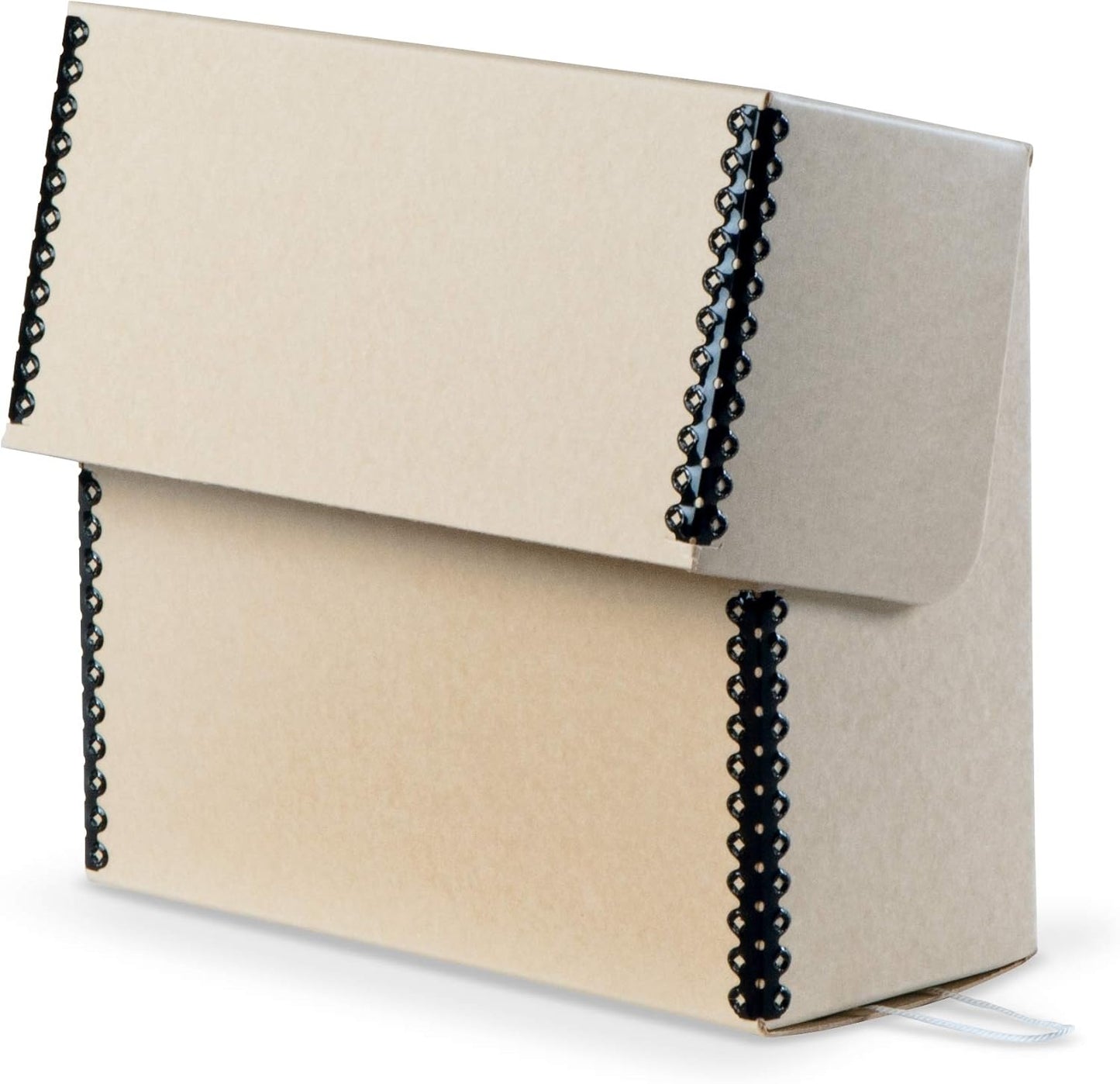Gaylord Archival Tan Flip-Top Document Storage Box - 2 1/2W x 12 1/4L x 10 1/4" H