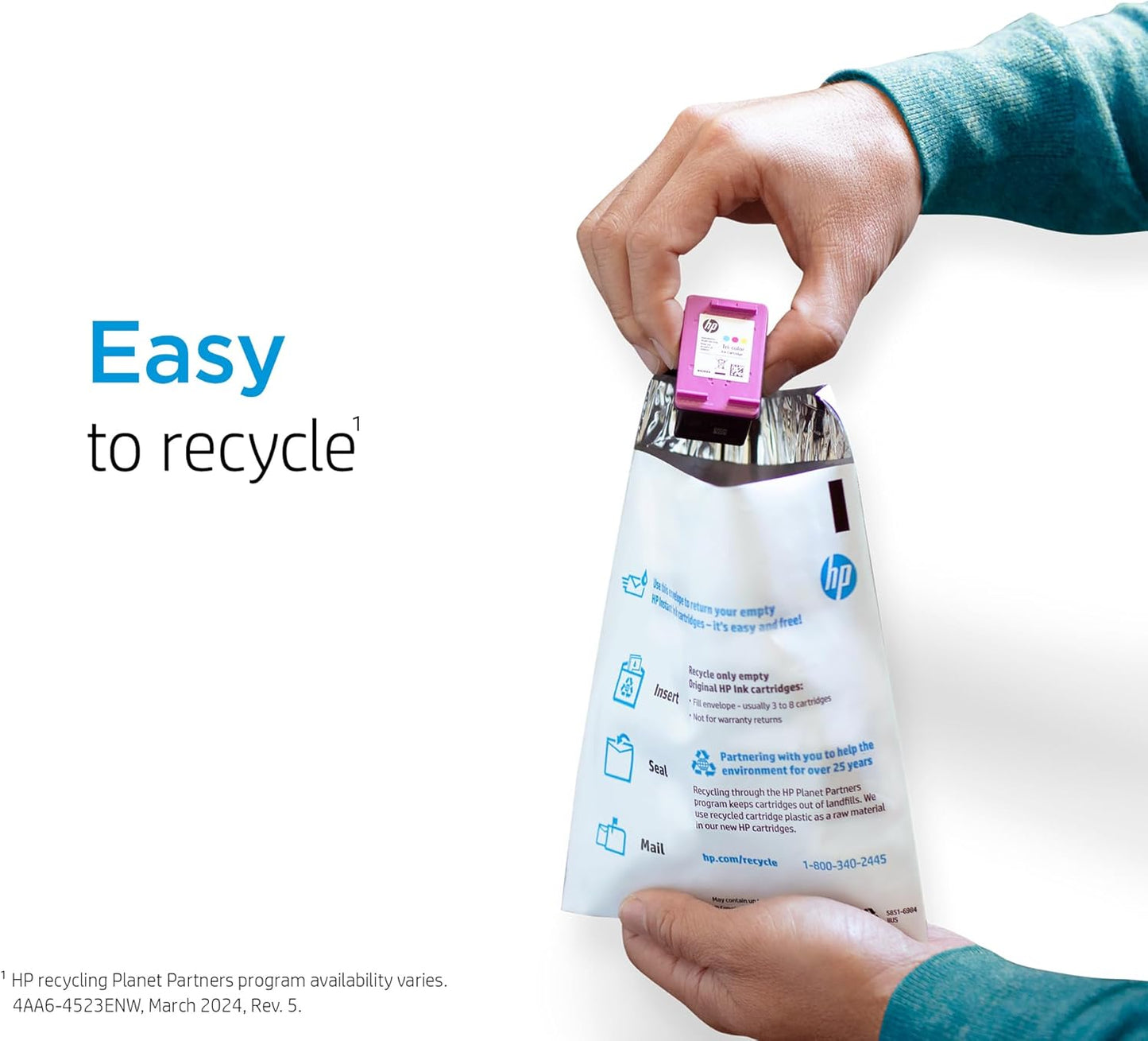 HP 67XL Tri-color High-yield Ink Cartridge for HP Printers | Works with Printer Series: DeskJet 1255, 2700, 4100; ENVY 6000, 6400 | Eligible for Instant Ink | 3YM58AN