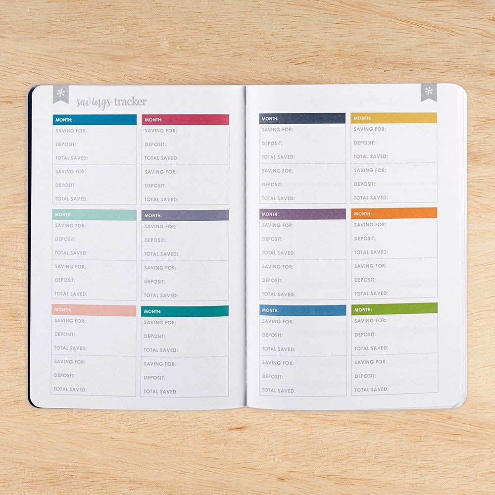 Erin Condren 12 Month Budget Book & Financial Budget Tracker. Debt Track, Expense Planner, Spending Summary w Stickers & Quote Sheet. Petite Planner