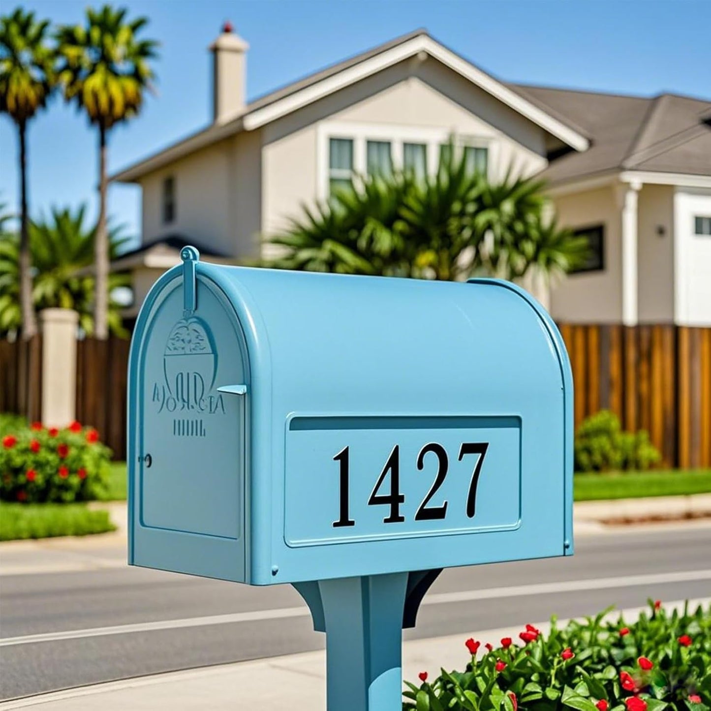 1000 Pcs 2 Inch Waterproof Letter Stickers - Self-Adhesive Vinyl Includes 20 Sheets of Alphabet, Numbers & Symbols for Mailbox, Door, Window, Address, Business Signs, Vehicles & More (Black)