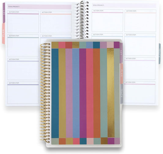 Erin Condren A5 Spiral Productivity Planner | Features Pages of Thick, Bleed Resistant 80 lb. Paper to Boost Productivity