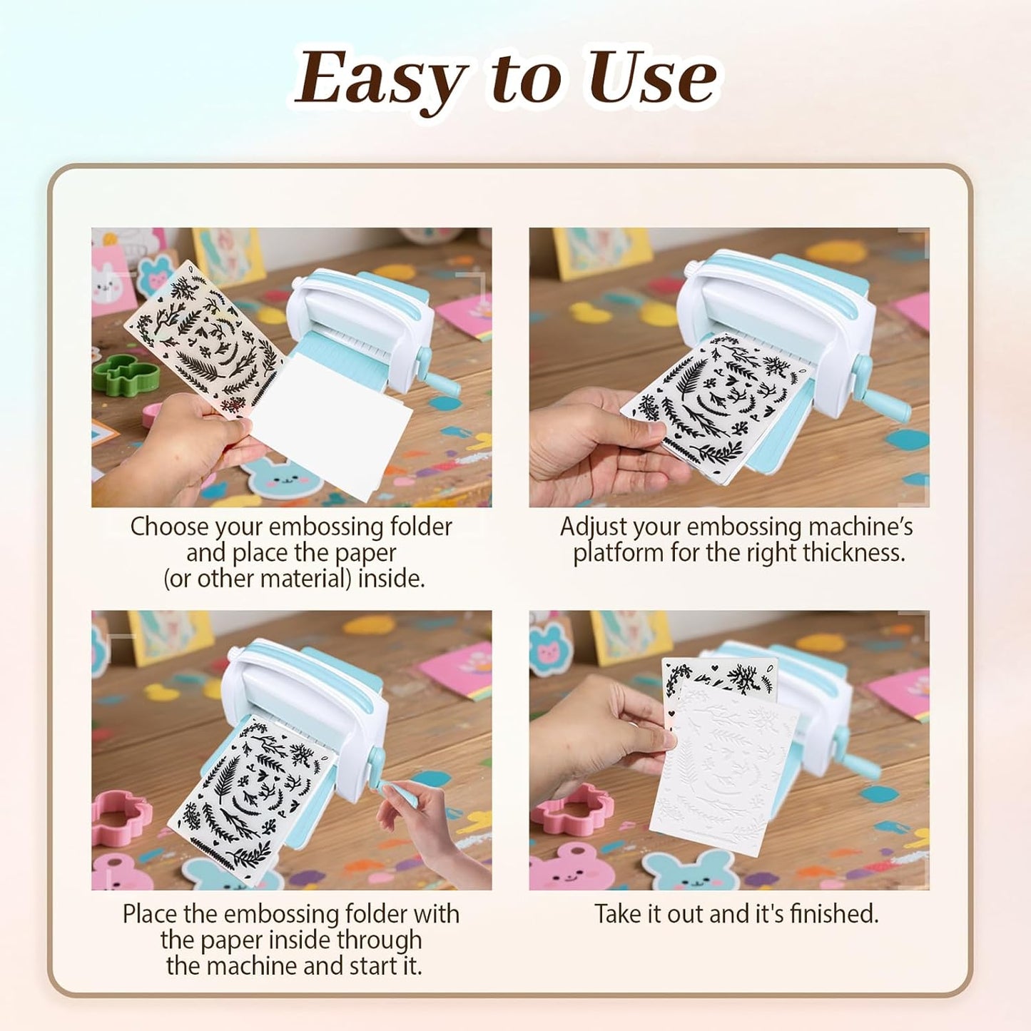 20 Pcs Embossing Folders,Embossing Folders for Card Making,Plastic Paper Card Stencils for Crafts Scrapbook Photo Album DIY,"5.8 x 4.1"(10 Classic + 10 Natural）