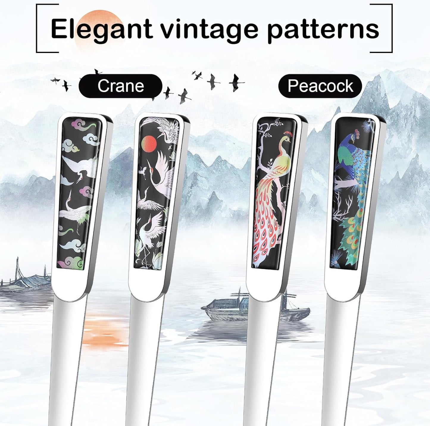 4 Pieces Letter Opener Knife Stainless Steel Envelope Openers Lightweight Mail Opener Tool Slitters Letter Knives for Office Home School Supplies (Retro Style)