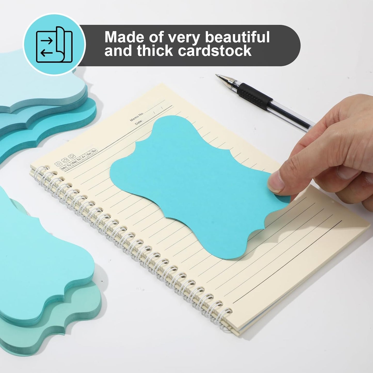 150 Pack Blue Index Cards 3x5 Pretty Blank Note Cards Aqua Cardstock Wedding Index Card Invitation Card Thank You Notes Cards For School Office Studying Kids Nursing Students