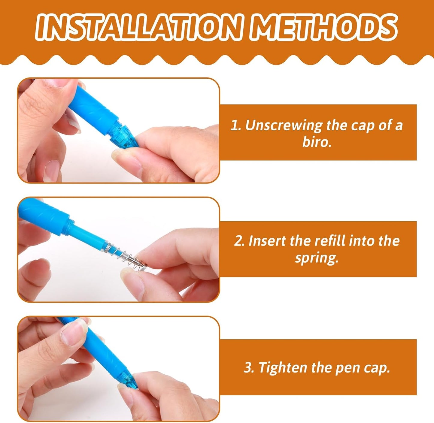 0.7 mm Erasable Gel Ink Pen Refills Compatible with Frixion Friction, Smooth Writing Multicolor Retractable Fine Point Pen Refill for School Office Home Art (4 Colors, 40)