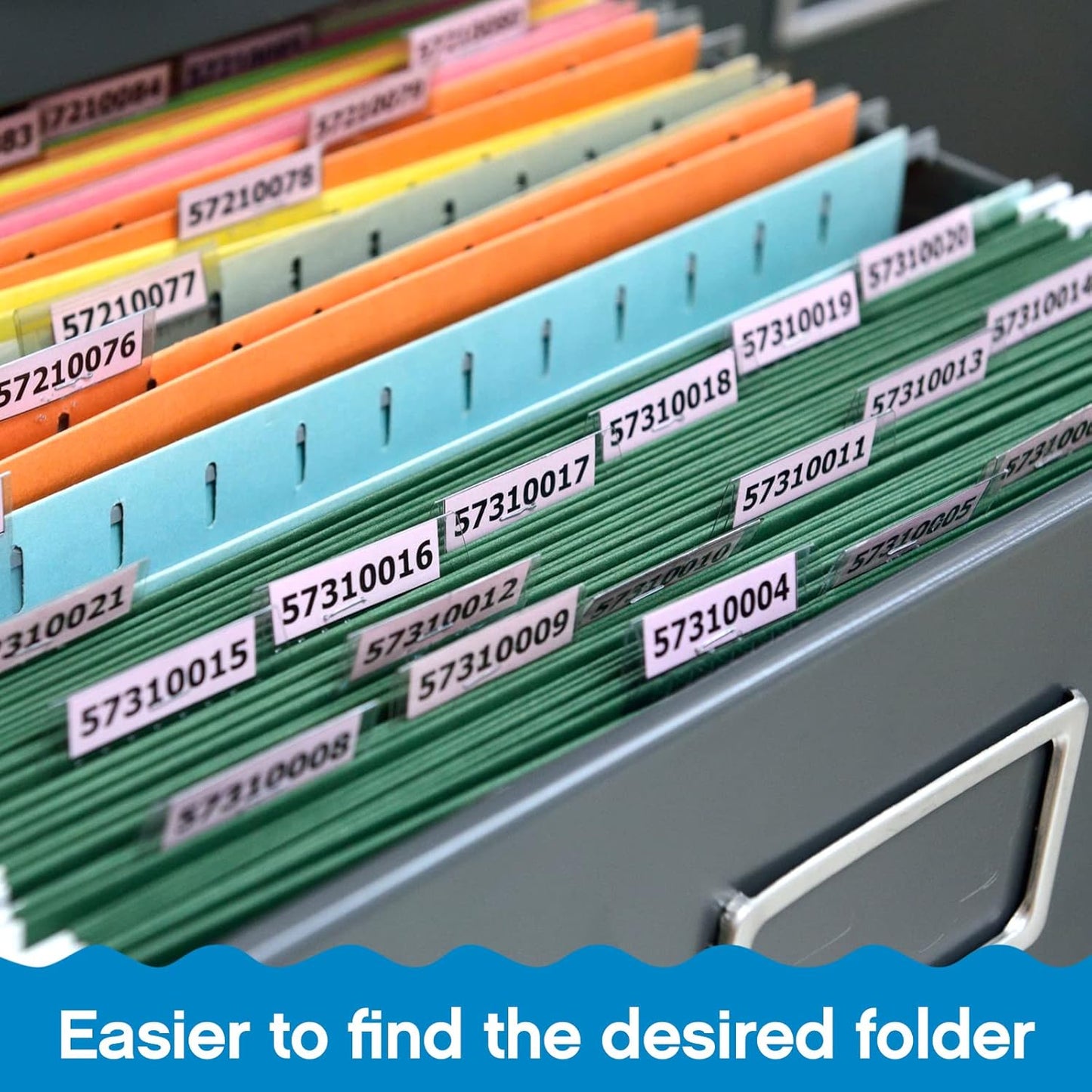 2 Inch Insertable Self-Adhesive Tabs with Printable Inserts with File Folder Labels Sticky Plastic Index Clear Divider Stick on File Self Adhesive for Book Page(25 Pieces)