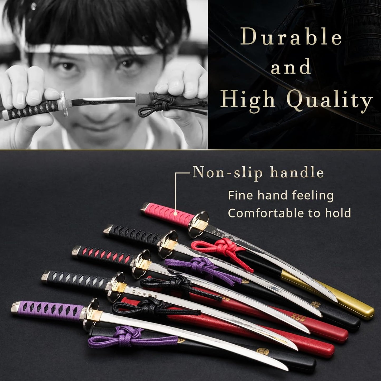 Mini Japanese Samurai Katana Sword Paper Knife Letter Opener 8.3 inch Made in JAPAN (Tokugawa Ieyasu)