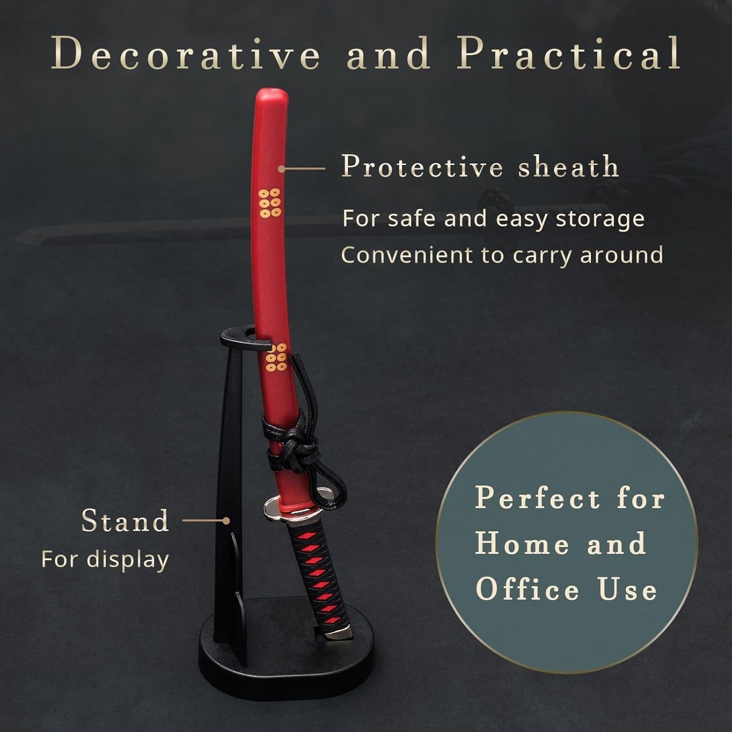 Mini Japanese Samurai Katana Sword Paper Knife Letter Opener 8.3 inch Made in JAPAN (Sanada Yukimura)