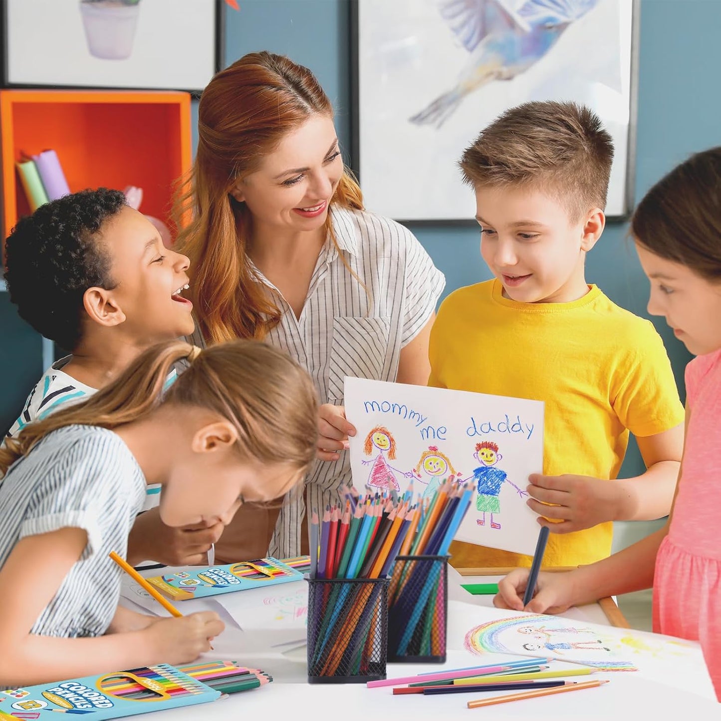 1152 Count Colored Pencils Bulk, 96 Packs Colored Pencils for Kids 12 Colors, Pre-sharpened Coloring Pencils for Adults, Bulk School Supplies for Teachers, Back to School Supplies, Classroom Prizes