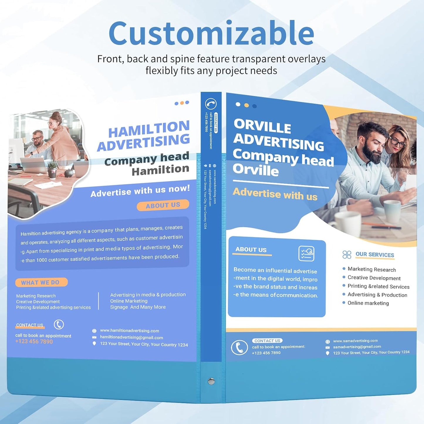 0.5-inch 3 Ring Binder with 2 Inside Pockets, 0.5'' Basic Binders Holds US Letter Size 8.5'' x 11'' Paper - Versatile Binders for Office, School and Home Use (Pack of 12, Assorted Color)