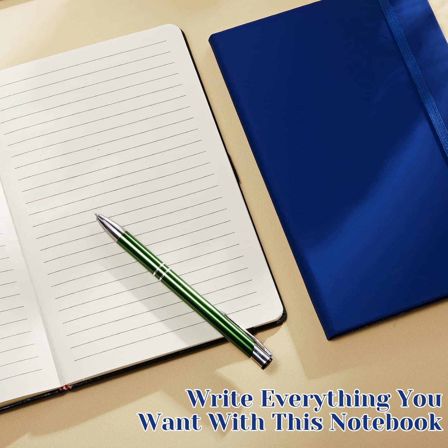 Laumoi 14 Pack Lined Journal Notebooks 5.5 x 8.2 Inch A5 Hardcover Notebook College Ruled Notepad with Pen Holder PU Leather Ruled Lined Journals for School Business Work Writing(Mixed Color)