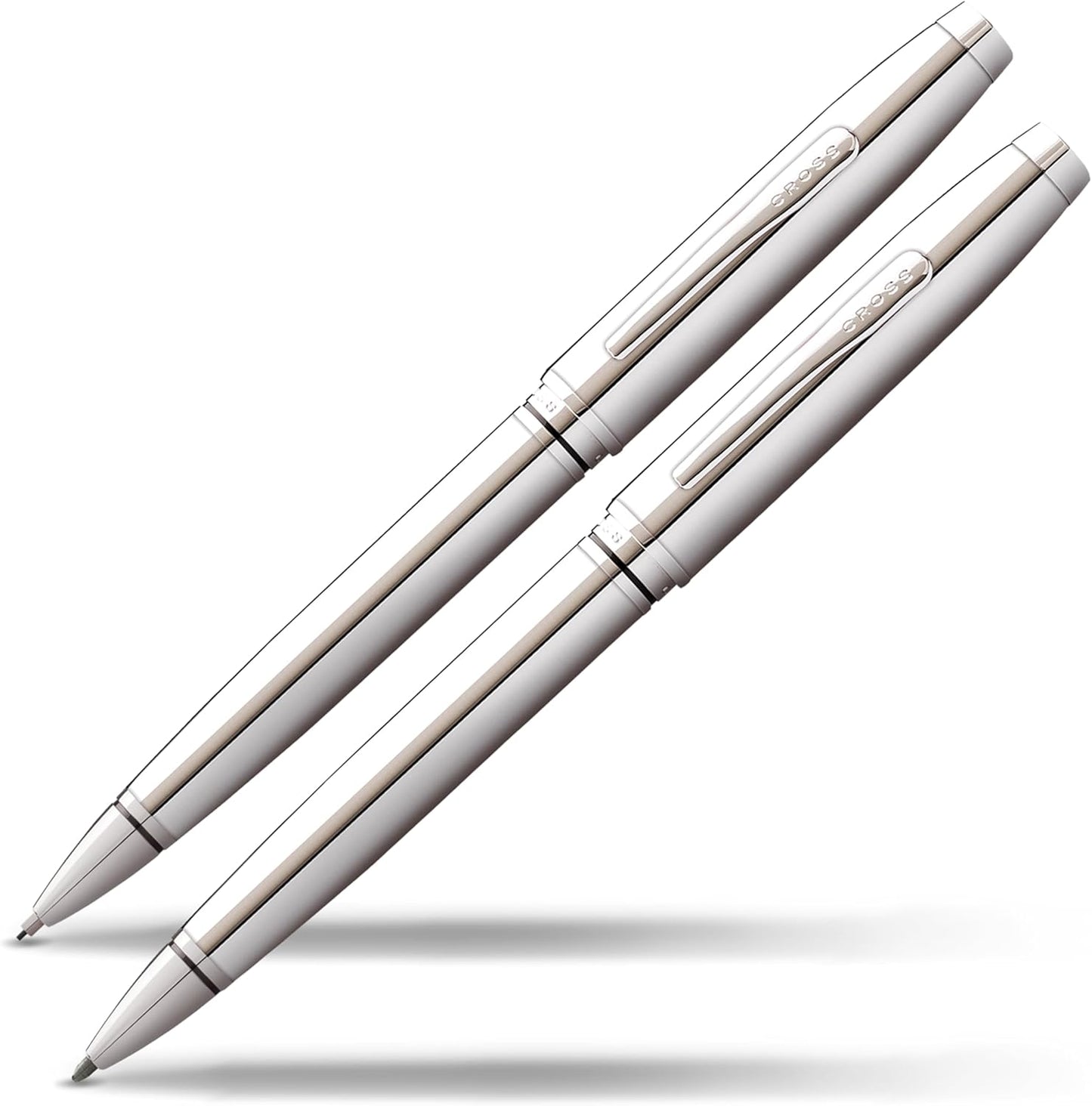 Cross Coventry Polished Chrome Pen and Pencil Gift Set