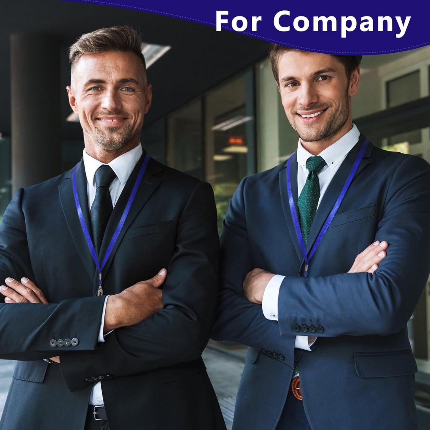 Harloon 150 Pcs Lanyards Breakaway Bulk Neck Flat Lanyard with Detachable Buckle and Clip Swivel Hooks for Badge Holder