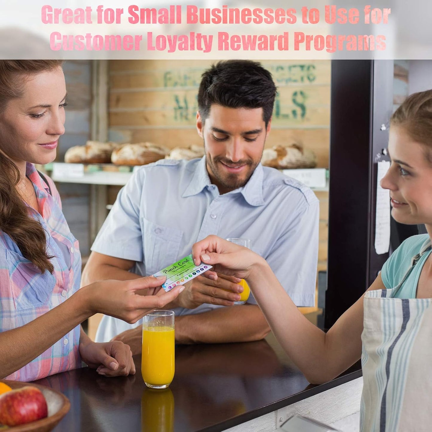 Outus 300 Pieces Watercolor Punch Cards Incentive Reward Card Student Awards Punch Cards for Classroom Business Kids Students Teachers School Supplies