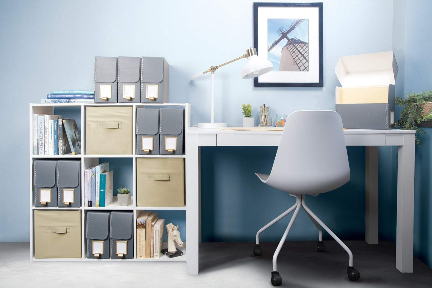 Gaylord Archival Tan Flip-Top Document Storage Box - 5W x 15 1/4L x 10 1/4" H