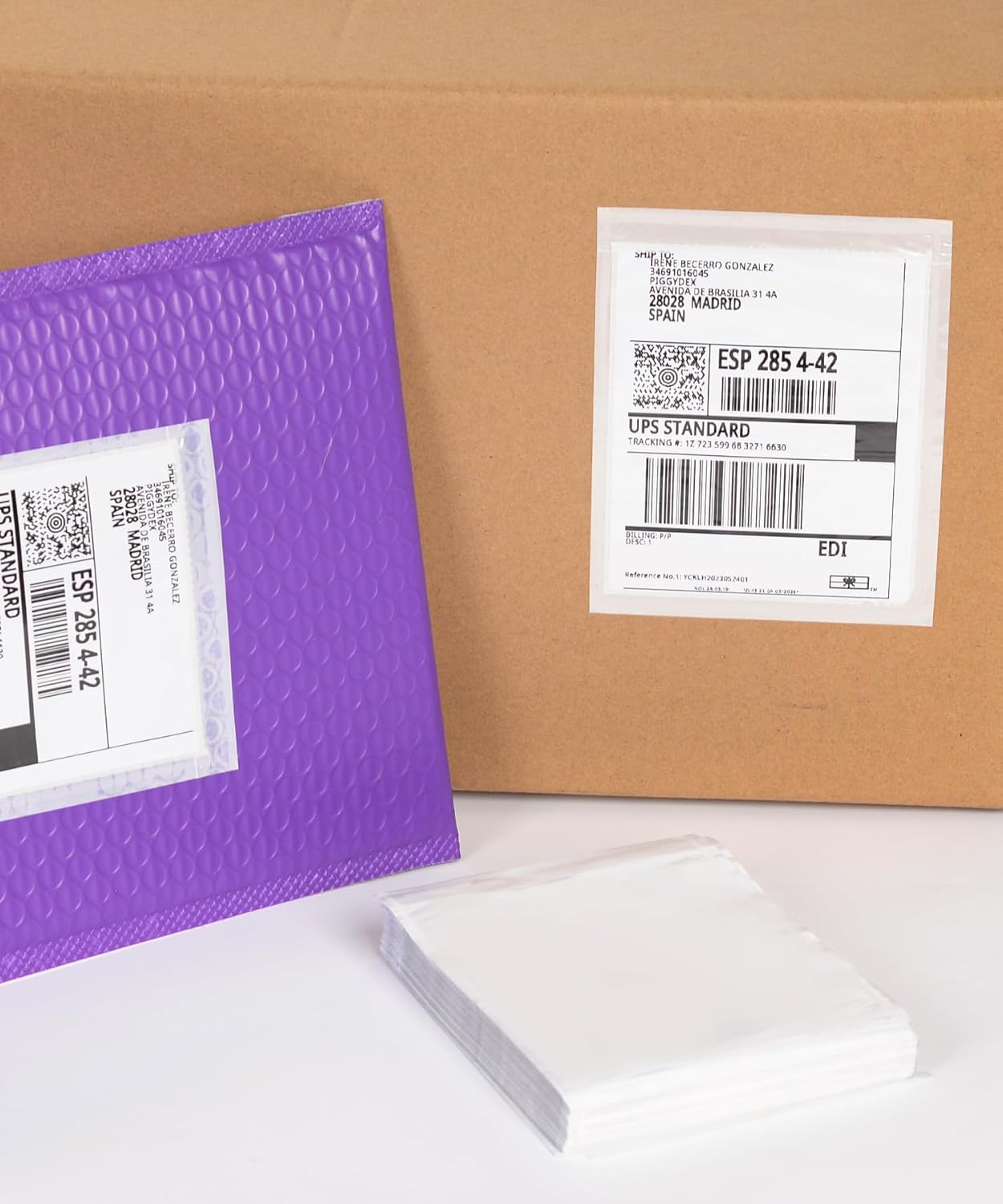 1000 PCS 4.5"x 5.5" Clear Self-Adhesive Packing List Envelopes - Shipping/Mailing Pouch Enclosed Bags for Packing Slips Invoice Label