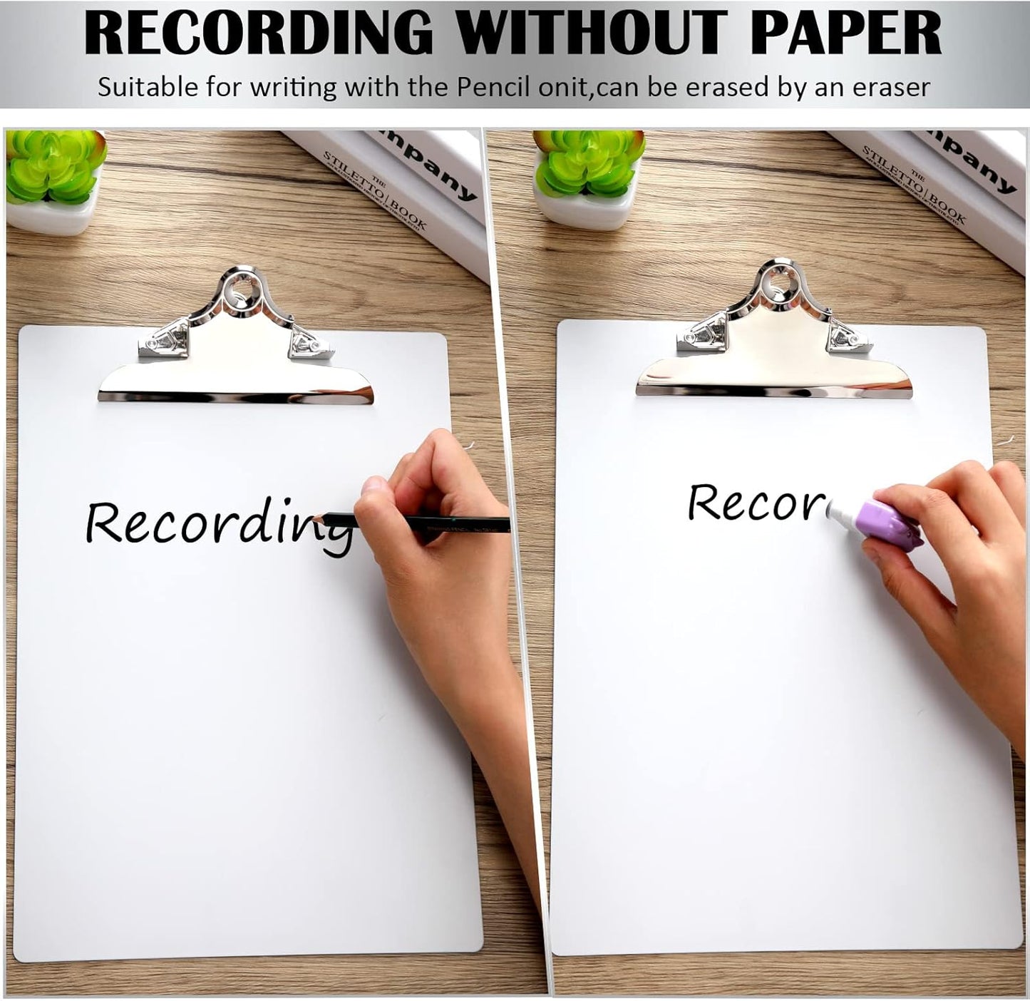 16 Pcs Metal Clipboard Heavy Duty Aluminum Clipboards 12 x 9 Inch Metal Clip Board with Low Profile Clip A4 Letter Size Document Holder for Office School Medical Jobsite Laboratory