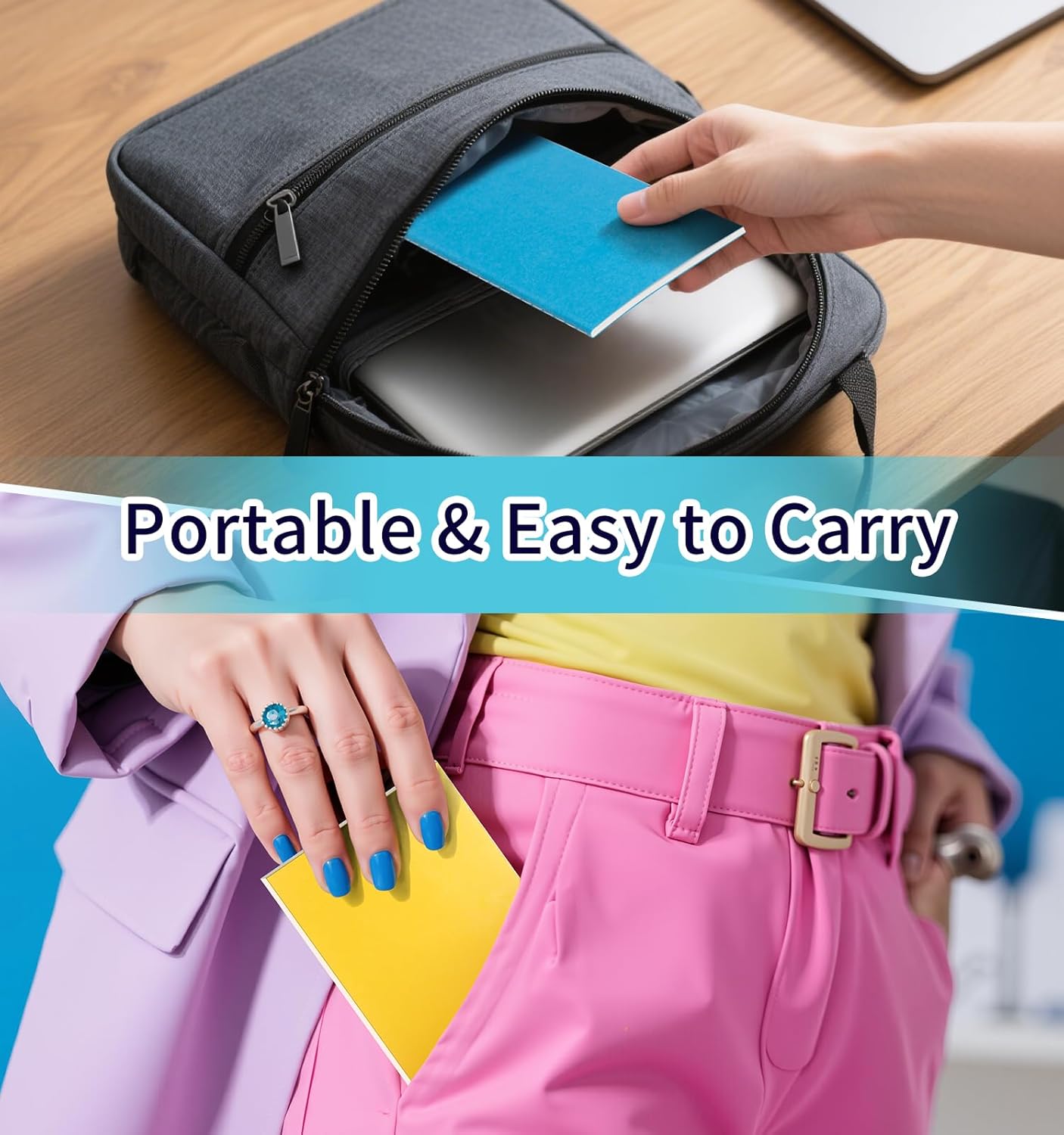 60 Pack Mini Pocket Colorful Lined Notebook Bulk, Journals Bulk, Small Notebooks 3.5x5.5, 30 Sheets/60 Pages, Mini Notebooks for Kids, Traveler, Students, School Supplies(Lined-60 pack, 15 Colors)