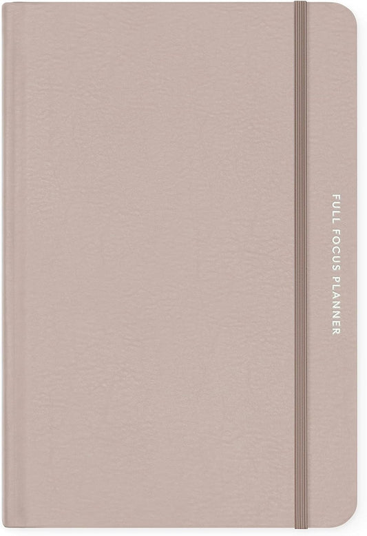 Full Focus Stone Leather Planner by Michael Hyatt - The #1 Daily Planner to Set Annual Goals, Increase Focus, Eliminate Overwhelm, and Achieve Your Biggest Goals - Hardcover
