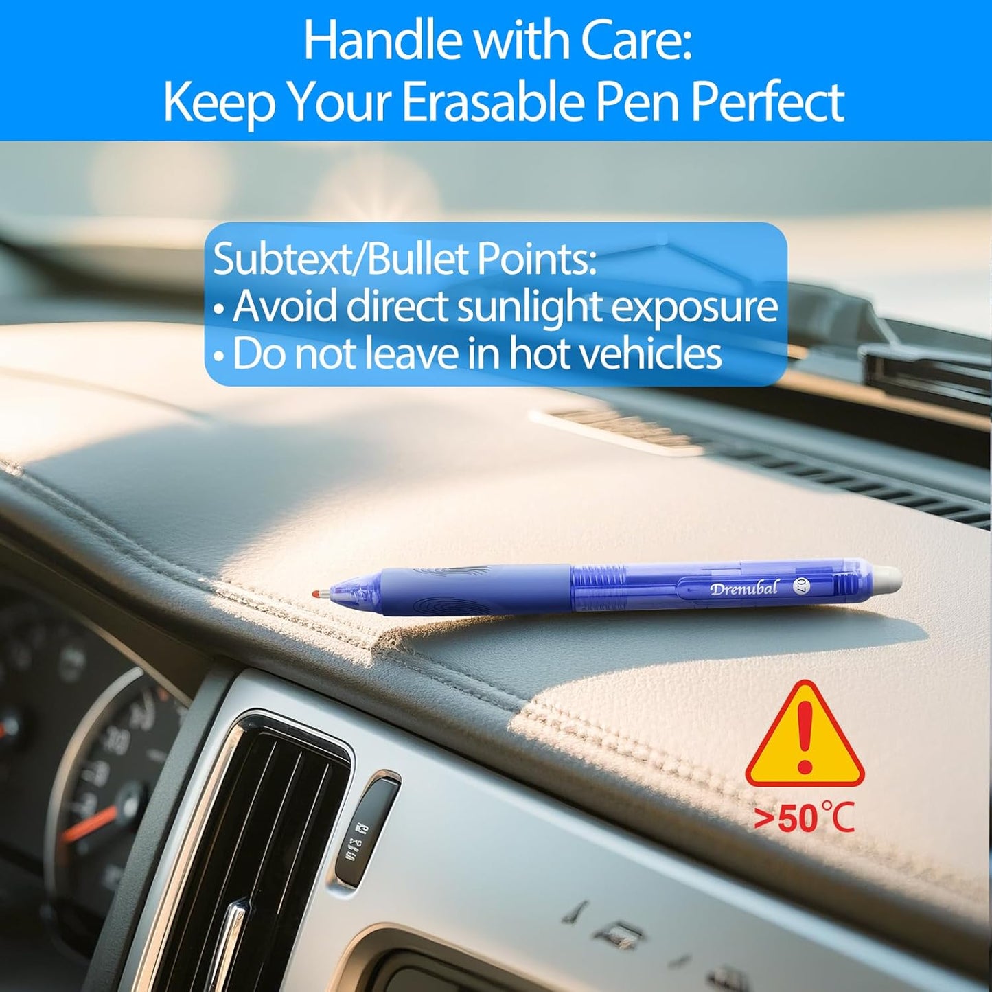 8-pack 0.7mm erasable gel pens with quick-drying anti-smudge ink |Erasable pens with comfortable grip for school, office, art, exams and journals |True Colors gift set for kids and students