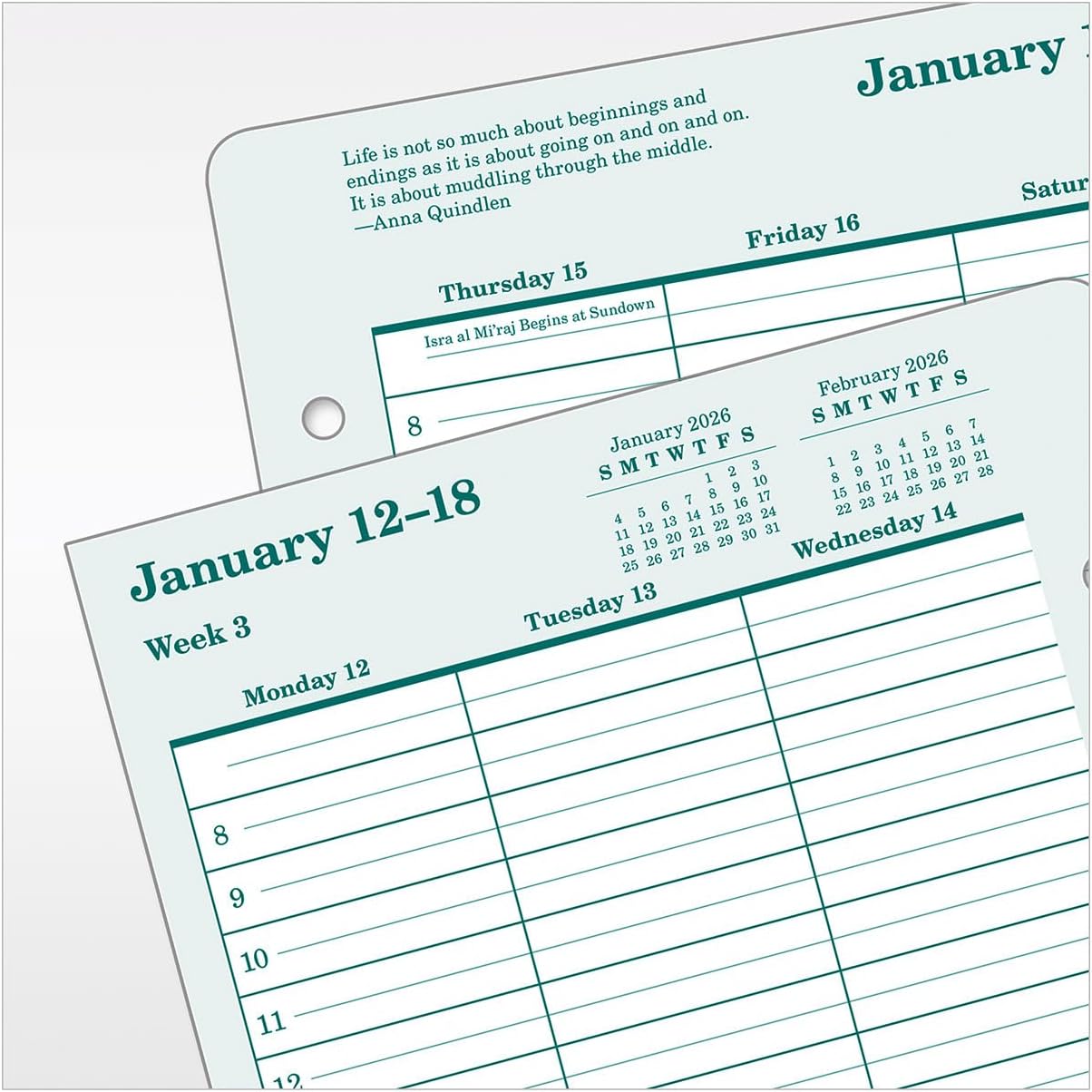 FranklinCovey - Original Weekly Ring-Bound Planner (Jan 2026 - Dec 2026, Classic)