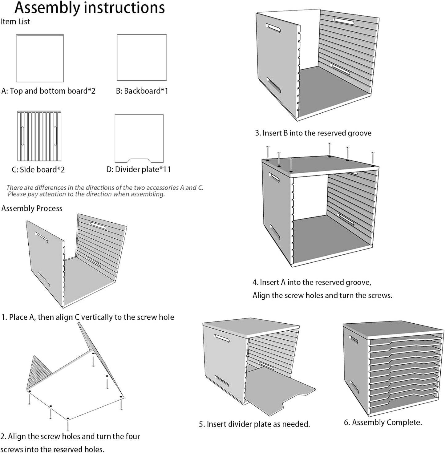 13"x13" Wooden Construction Paper Organizer, 12 Tier Larger Size Literature Organizer with Adjustable Shelves Letter Mail Tray Craft & Stamp Stackable Cardstock Storage Rack for Home Office Classrooms