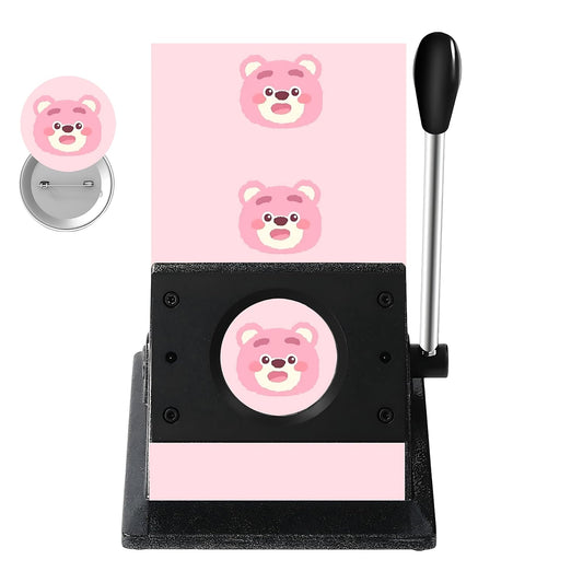 2.28in Button Paper Cutter 58mm Circle Punch Badge Paper Cutter for DIY Button, Mirrors Bottle Openers