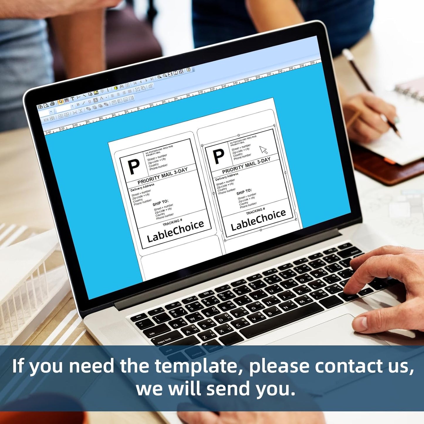 100 Sheets 400 Pcs 4"x5" 4 Up Shipping Address Labels for Laser & Inkjet Printers, Permanent Adhesive 4 per Page Shipping Labels, 4 to a Page Labels, 4 Stickers per Sheet