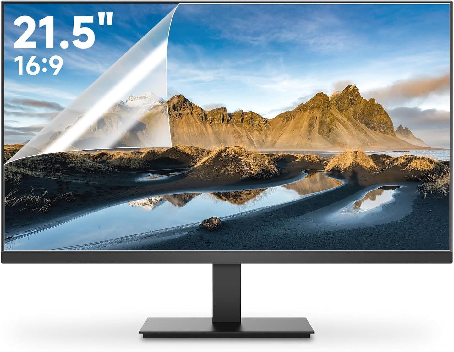 2 Pack 21.5 Inch Anti Glare Computer Screen Cover, Eye Protection Matte Anti Scratch Screen Protector Anti Glare Film for 21.5'' 16:9 Computer Monitor