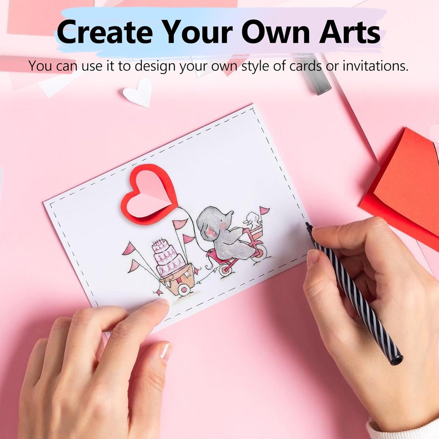 Utron 110 Sheets 4x6 Cardstock, 270 GSM Blank Postcard Paper, Matte White Printable Postcards for Making blank Index cards, Wedding Invitation cards, Thankyou Cards