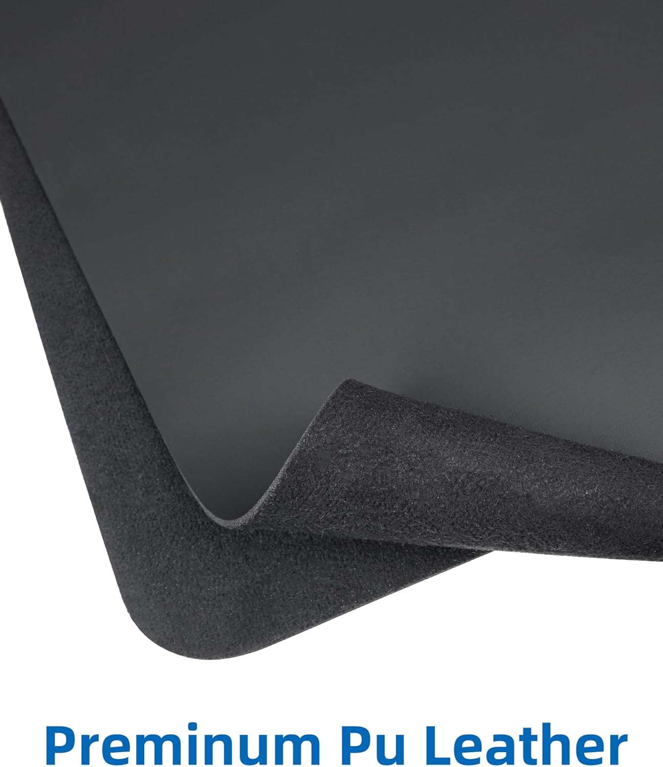 Non-Slip Desk Pad,Mouse Pad,Waterproof PU Leather Desk Protector,Ultra Thin Large Desk Blotter,Waterproof Keyboard mat for Office/Home/Decor(Black 23.6" x 13")