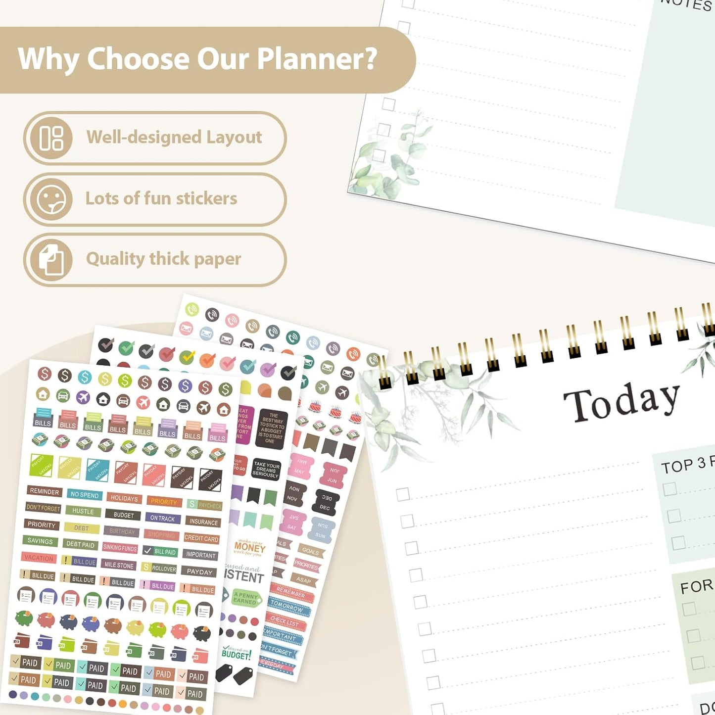 Weekly To Do List Notepad, Undated Planner with 52 Sheets (6.5''x8.9''), Desk Weekly Planner for Women & Man, Home School & Work