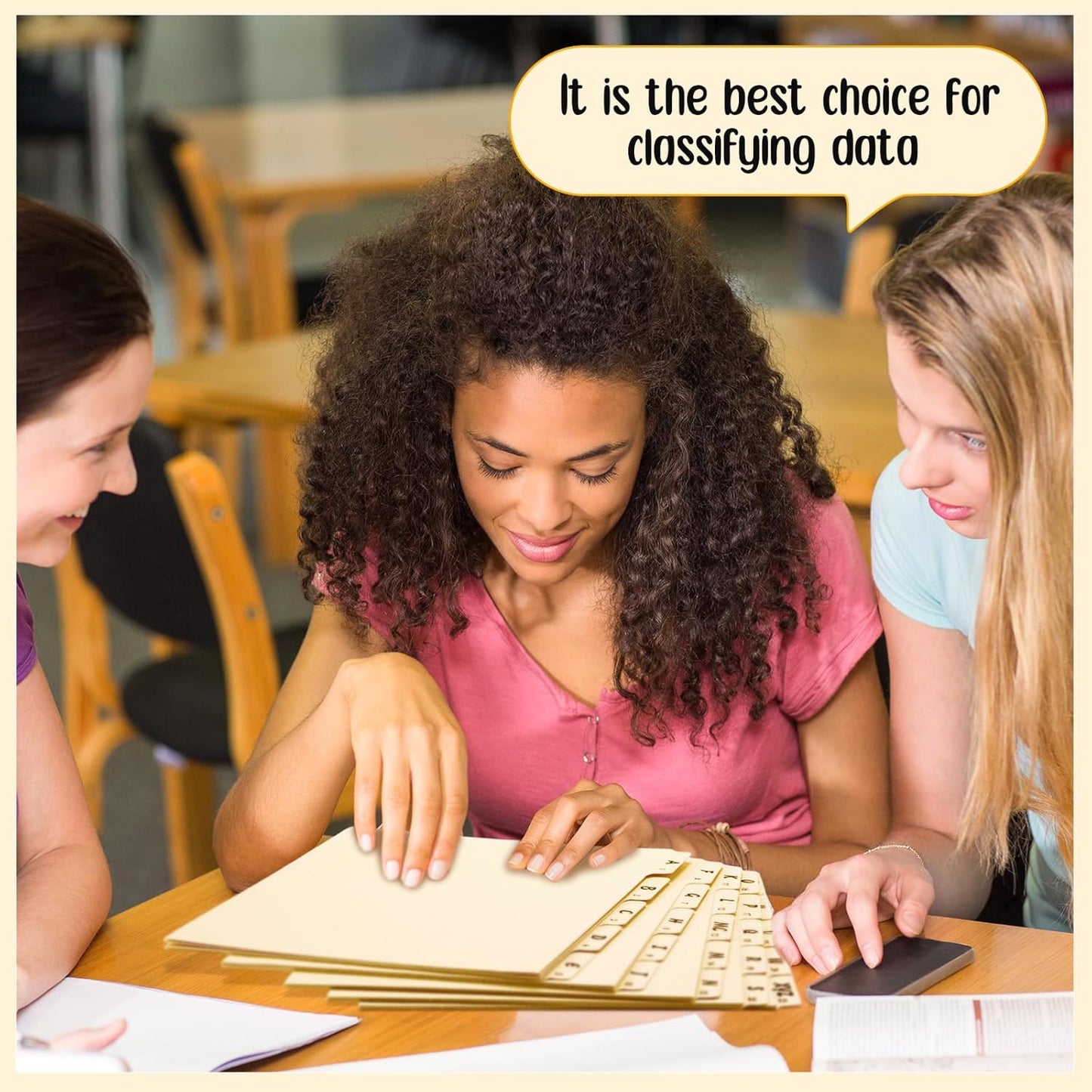 2 Set 50 Pcs Alphabet File Dividers Top Tab File Guides Set, Heavyweight A-z Letter Size Filing Cabinet Dividers 1/5 Cut Tab Desk Organizer for Work School Office