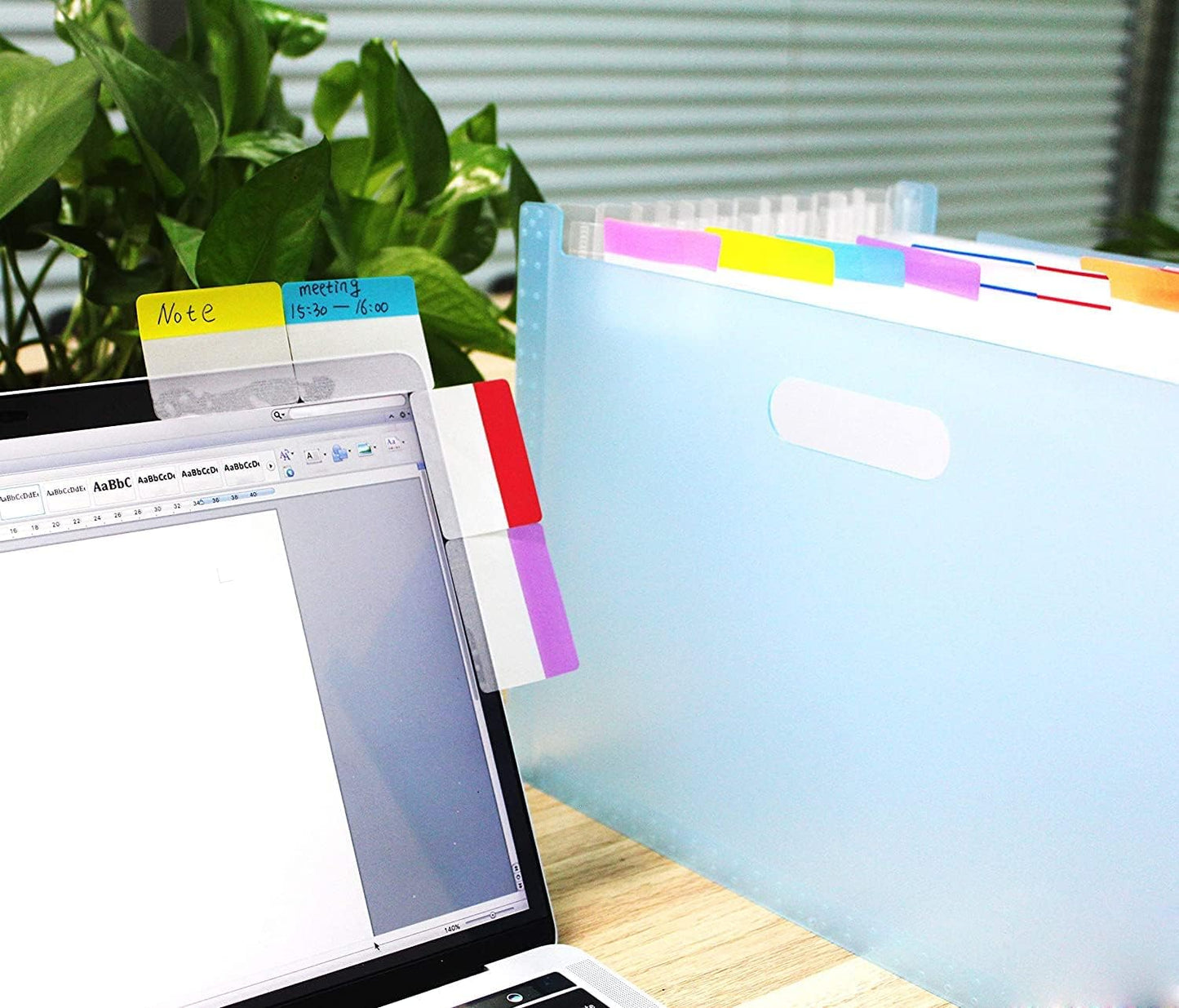 ELII 300 Pcs Tabs 2 Inch Sticky Index Tabs,Colorful Tabs for Notebooks,Writable and Transparent Book Tabs Page Tabs Colored Page Markers, Tabs for Books, Notebook Tabs, Tabs for Annotating Books