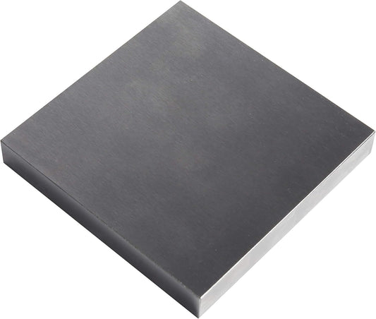HimaPro Steel Bench Block 4"x4" Flat Anvil Jewelers Tool Metal Bench Block for Jewelry and Stamping (4"X4"X1/2")