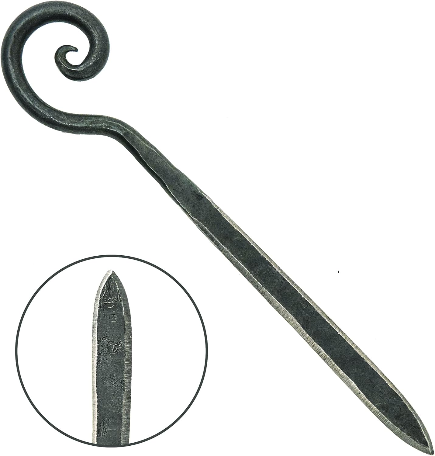 Letter Opener Cast Iron Knife | Luxury, Rustic & Antique Style Desk Accessory for Cutting Open Paper Envelopes & Packages | Made in USA | by WICKS FORGE