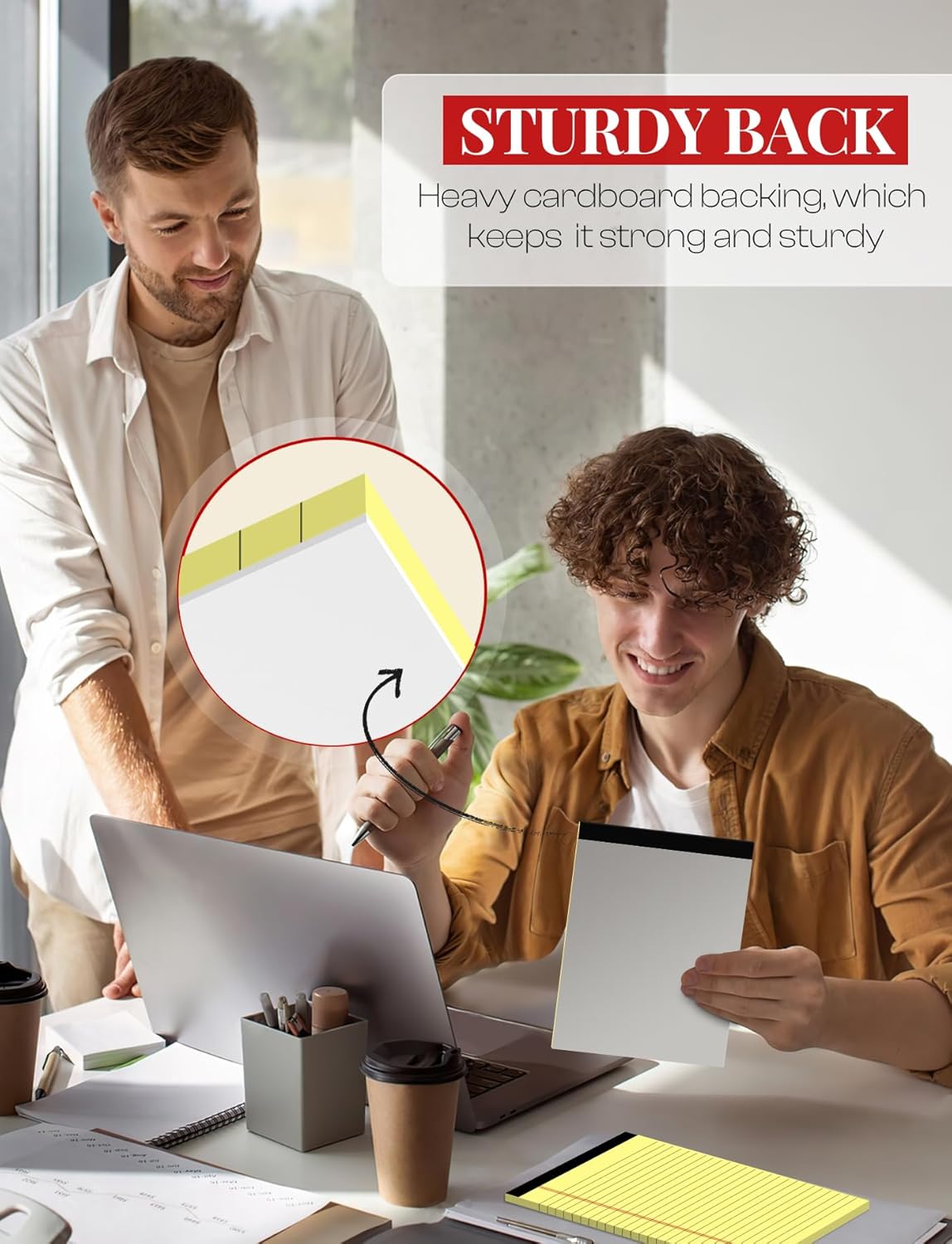 Small Legal Pads 5x8 Yellow 10 Pack Small Note Pads 5x8 College Ruled Yellow Notepads 80 GSM Lined Pads of Paper Notebook for Work Yellow Small Tablets Paper 5x8 Narrow Ruled Legal Pad 30 Sheets/Pad